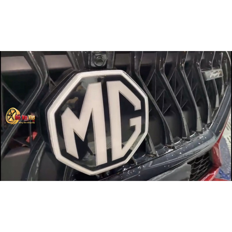 Logo đèn led xe MG 5 6 phát ánh sáng trắng dạ quang trang trí làm ...